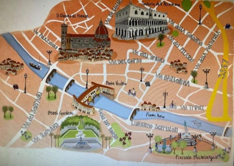 * * * * * Casa Vista Boboli Nel Cuore Di Firenze מראה חיצוני תמונה